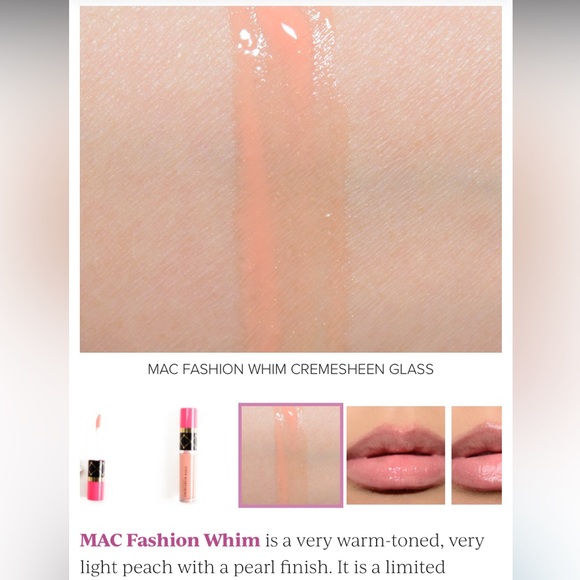 FASHION WHIM MAC CREMESHEEN GLASS Limited Edition - Picture 6 of 12